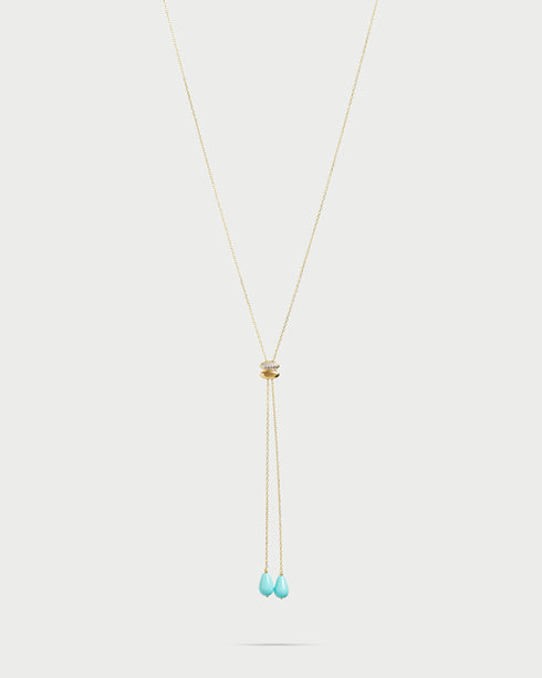 COLLANA STATEMENT SALISCENDI TURCHESE GRZ029M3TAU